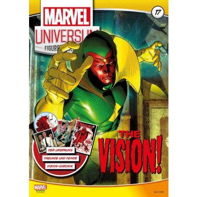 Marvel Universum Figuren-Kollektion 17: Vision (mit handbemalter Classic Marvel-Figur)