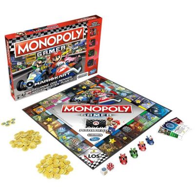 Nintendo Board Game Monopoly Gamer Mario Kart Edition,...
