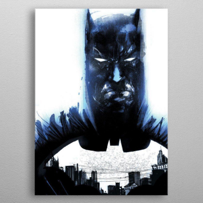DC Comics Metall-Poster Batman Light Absorption Heart of...