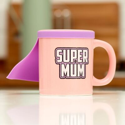 Super Mum Tasse mit Cape