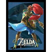 Legend of Zelda Breath of the Wild Poster im Rahmen...