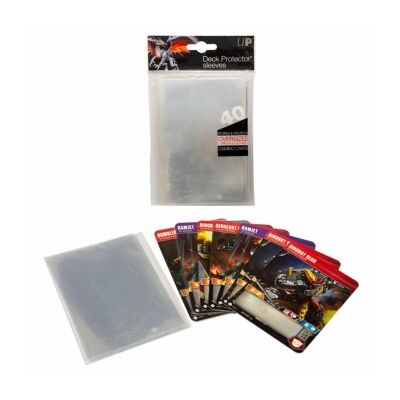 UP - Oversized Clear Top Loading Deck Protector Sleeves...