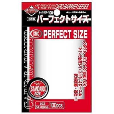  KMC Standard Sleeves - Perfect Size (100 Sleeves) 