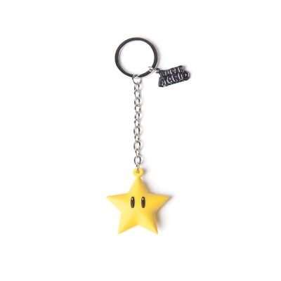 Nintendo Rubber Keychain Superstar 7 cm