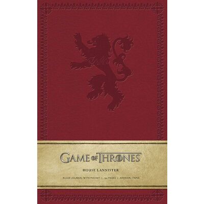 Game of Thrones Hardcover Ruled Journal House Lannister