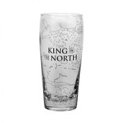Game of Thrones Drinking Glass King In The North