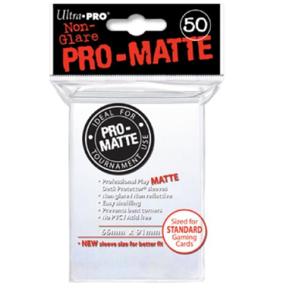 Pro-Matte Sleeves White (50 Stück)