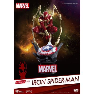 Marvel D-Select PVC Diorama Iron Spider-Man 16 cm