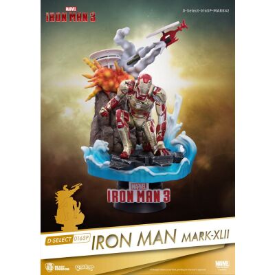 Iron Man 3 D-Select PVC Diorama Iron Man Mark XLII 15 cm