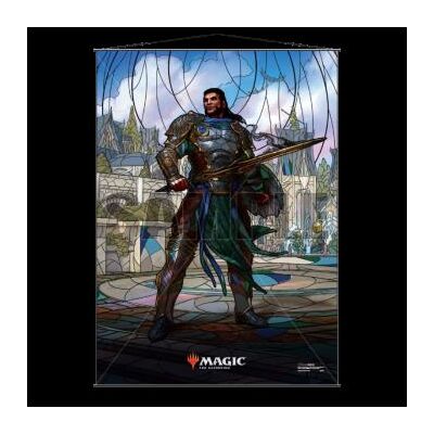 UP - Stained Glass Wall Scroll Magic: The Gathering - Gideon