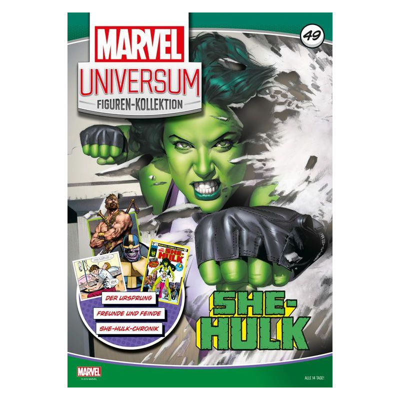 She-Hulk 49 Figur mit Heft Marvel Universum Figuren-Kollektion 