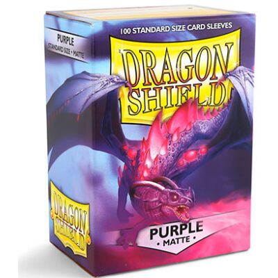 Dragon Shield Standard Sleeves - Matte Purple (100 Sleeves)