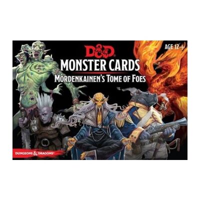 D&D Monster Cards - Mordenkainens Tome of Foes (109 cards), English