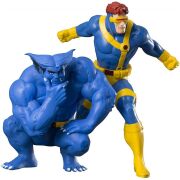 Marvel Universe Cyclops & Beast Tow Pack ARTFX+ PVC...