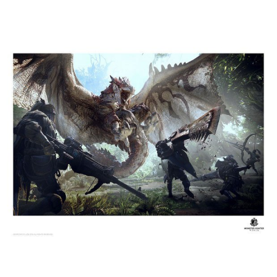 Monster Hunter Kunstdruck 42 x 30 cm