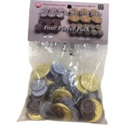 Swords & Sails: Historic Metal Coins 4 Player Pack