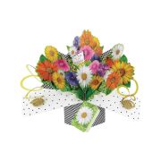 3D Pop Up Card For You on Your Birthday Flowers