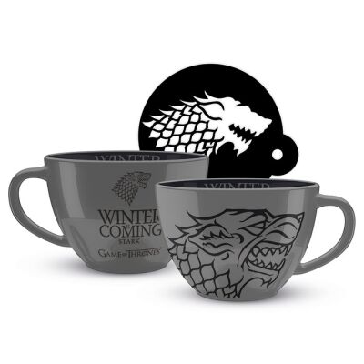 Game of Thrones Cappuccino Tasse Stark