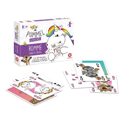 Chubby Unicorn Number 1 Playing Cards Set Rommé - Bridge - Canasta
