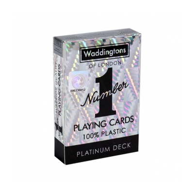 Number 1 Spielkarten Platin Deck
