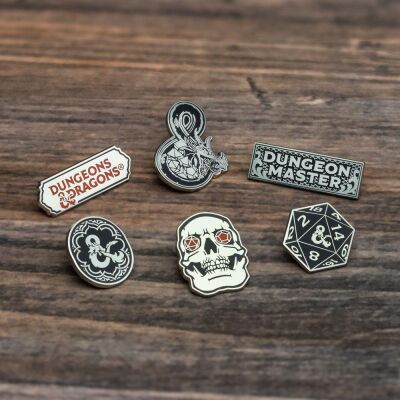 Dungeons & Dragons Metall Ansteck-Buttons