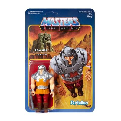 Masters of the Universe ReAction Action Figure Ram Man...