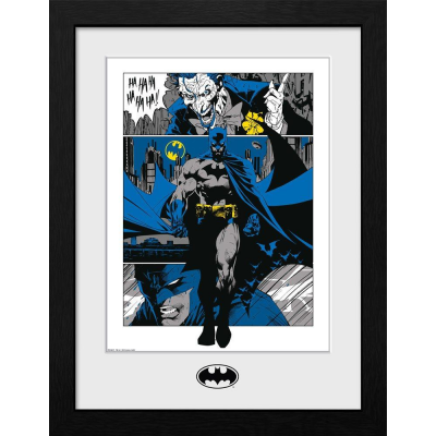 Batman Collector Print Poster im Rahmen Panels 41 x 30 cm