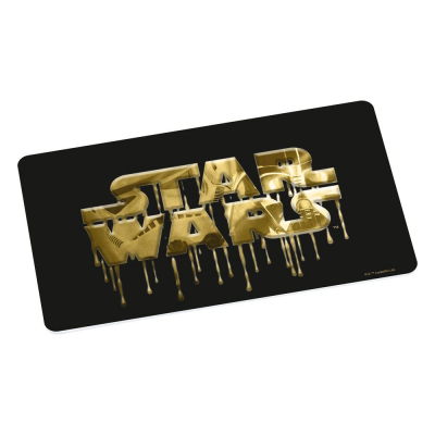 Star Wars Frühstücksbrettchen Logo Gold