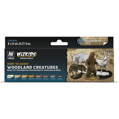 Vallejo Wizkids Premium: Woodland Creatures (8ml) (8)