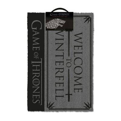 Game of Thrones Fußmatte Welcome to Winterfell 40 x 57 cm