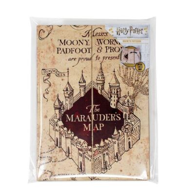 Harry Potter Magnetic Notebook A5 The Marauders Map