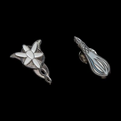 Lord of the Rings Collectors Pins 2-Pack Evenstar &...
