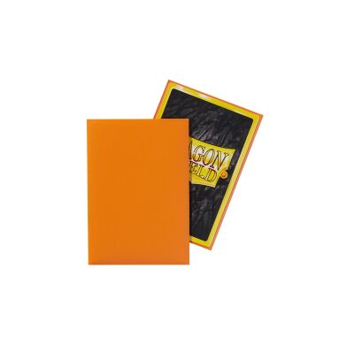 Dragon Shield Japanese Sleeves - Matte Orange (60 Sleeves)