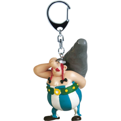 Asterix Schlüsselanhänger Obelix mit Hinkelstein 15 cm