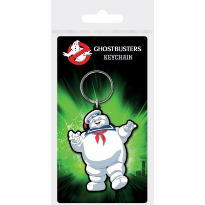 Ghostbusters Gummi-Schlüsselanhänger Stay Puft 6 cm