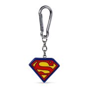 Superman 3D-Keychain Logo 4 cm