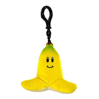 Mario Kart Mocchi-Mocchi Clip On Plush Hanger Banana 10 cm