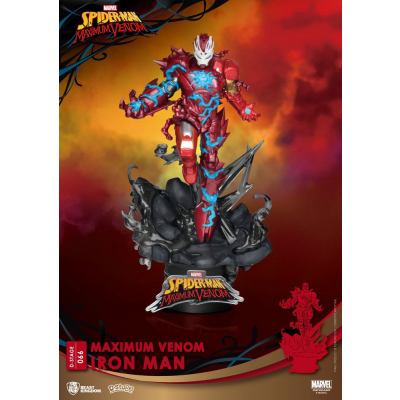 Marvel Comics D-Stage PVC Diorama Maximum Venom Iron Man...
