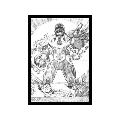 DC Comics Art Print Darkseid Comic Book Art Print 42 x 30 cm