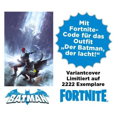Batman/Fortnite Das Fundament enthält ein Batman der...