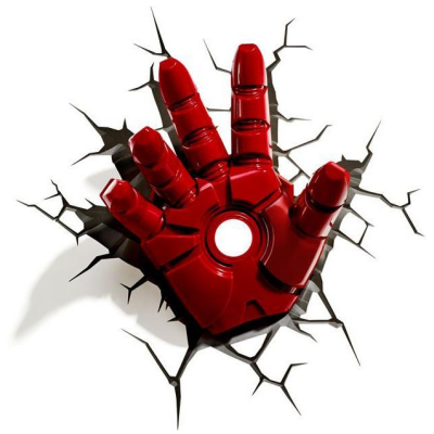 Avengers 3D LED Leuchte Iron Man Hand