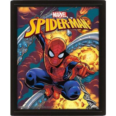 Marvel Framed 3D Effect Poster Spider-Man 26 x 20 cm