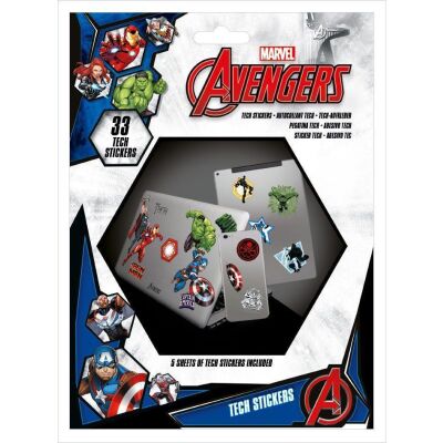 Marvel Tech Sticker Pack Avengers Heroes