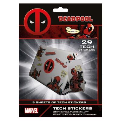 Marvel Tech Sticker Pack Deadpool