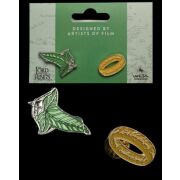 Lord of the Rings Collectors Pins 2-Pack Elfen Leaf &...