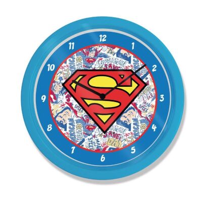 Superman Wall Clock Logo