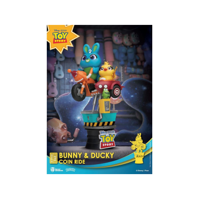 Disney Coin Ride Series D-Stage PVC Diorama Bunny & Ducky...