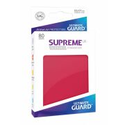 Ultimate Guard Supreme UX Sleeves Standard Size Red (80)