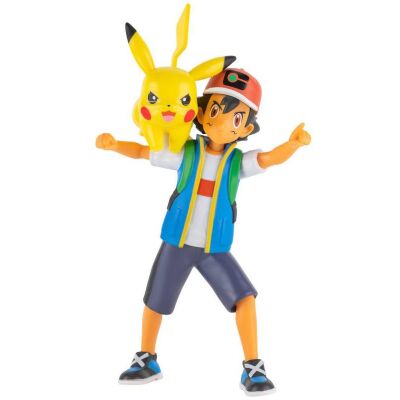 Pokémon Battle Feature Figures Ash & Pikachu 11 cm