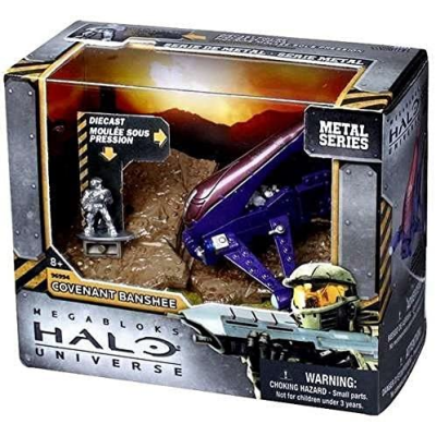 Mega Bloks Halo Universe Metal Series Covenant Banshee 7 cm